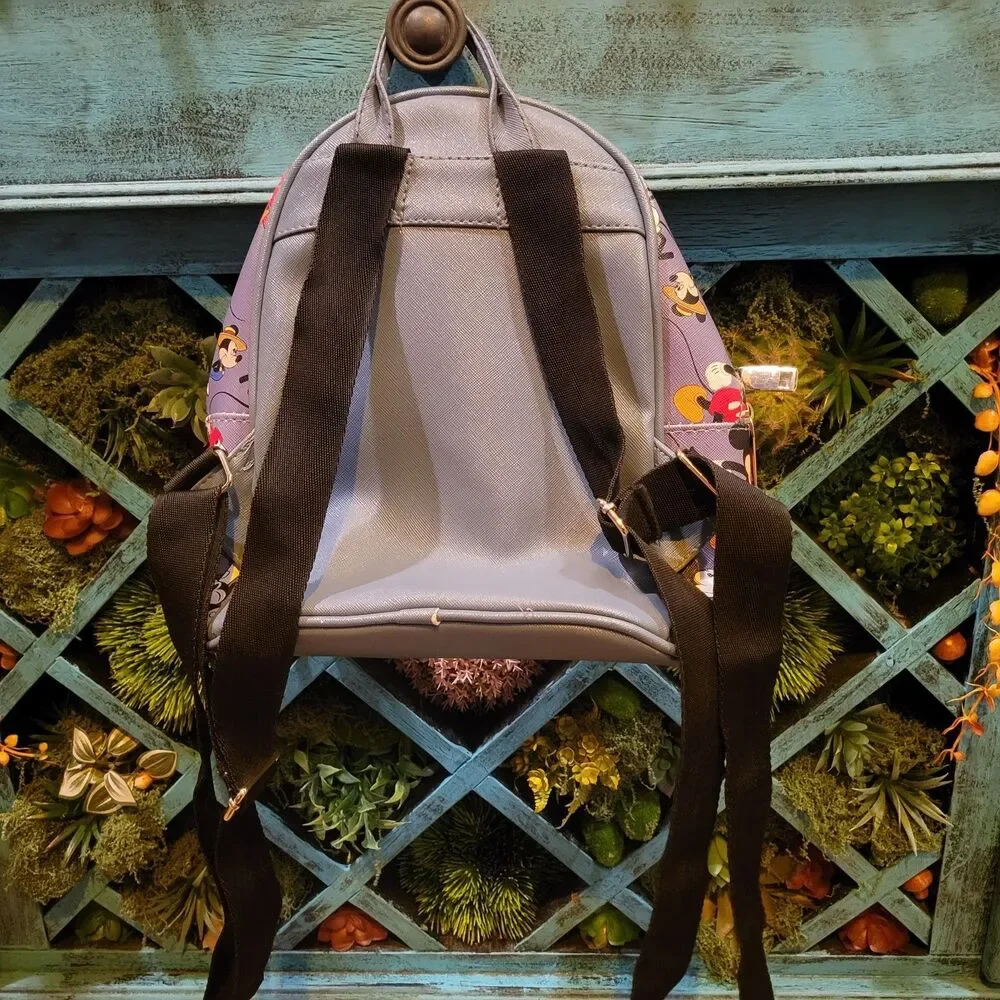 Disney Mickey Mouse 90 Years Anniversary Mini Licensed Backpack Faux Leather